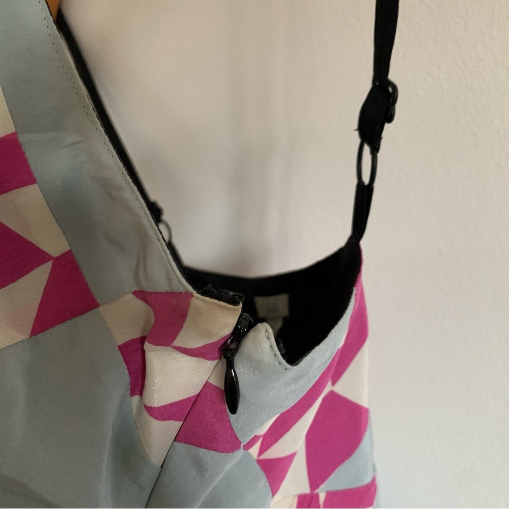 Odille Anthropologie Silk Patchwork Pattern Tank … - image 6